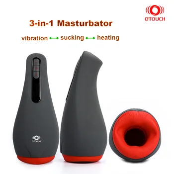 Otouch Masturbatori Pizde Vagine Jucarii Sexuale Pentru Bărbați Masturbare Muie Sex Oral Suge Încălzire Vibratoare 3 in 1 Airturn 2