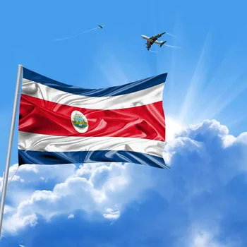 Drapelul național 3x5 ft 90X150CM De Danemarca, Islanda, Costa Rica, Suedia, Tunisia, Egipt, Senegal, Iran Drapelul Național Banner