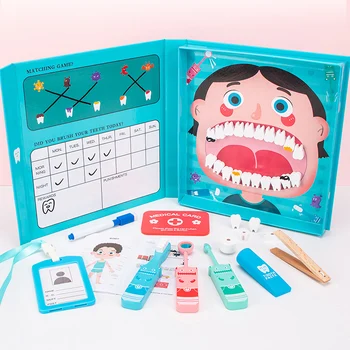 Pretinde Joc Doctor Set pentru Copii Dentist Jocuri de Rol Trusa Medicala Spital Jucărie pentru Copii, Băiat, Fată 3 4 5 6 Ani