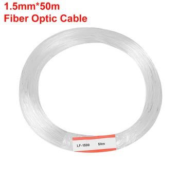 1,5 MM 50M End Strălucire Lumina Fibra Optica Cablu din Plastic PMMA