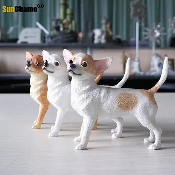 Moda Simulare Animal Model De Masina Meserii Câine Decor Figurine Miniaturi, Picturi Murale Decor Acasă Meserii Caini Accesorii