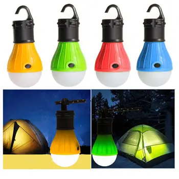 Portabil LED Bec Lampa Camping Light Lumină de Urgență cu Cârlig Agățat de Cort Lumina Felinar Camping Impermeabil Lampa Camping