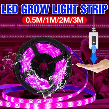 LED-uri Cresc Light DC5V Full Spectrum LED 2835 Fito Lampa Benzi USB de Creștere a Plantelor Lumina 50CM 1CM 2CM 3CM cu efect de Seră Cort Pentru Răsad