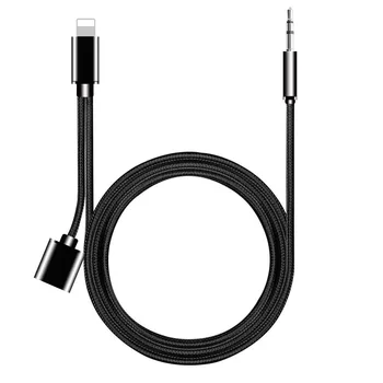 Aplicabile Apple 8/X IOS12 cablu audio Auto 2-in-1 masina universal AUX cablu de încărcare