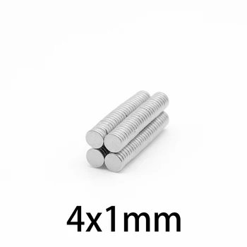50/100/200/500/1000/2000/5000PCS 4x1 Mini Rotunde Mici Magneți N35 Magnet Neodim puternic 4x1mm Magneți Permanenți Disc 4*1 mm