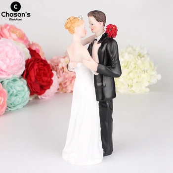 Dragoste Cuplu de Nunta Figurine de Statuie Masina Aniversare Cadouri de Ziua Îndrăgostiților San Valentin Masina Tort Ornamente Decor Acasă Decorare