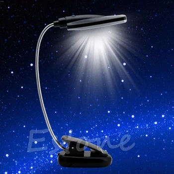 Clip-on Flexibil, Carte de Lumini USB/Baterie 28 LED Noapte Lumină Lampă de Masă Pat Birou Veioză Mare Pentru Călătorie L29K