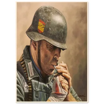 Soldat Imperial Nefumători WW II Postere GER Wehrmacht-ului Militar de Artă Poster de Epocă Kraft Hârtie de Imprimare Pictura Decor de Perete Autocolant
