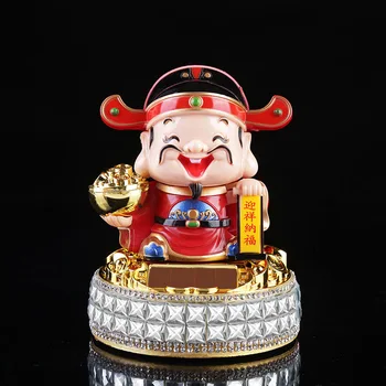 Solar Din Cap Lui Dumnezeu De Avere Figurine Feng Shui Acasă / Decorarea Camerei Lui Dumnezeu De Avere Statuie Mascota Ornamente Accesorii Auto