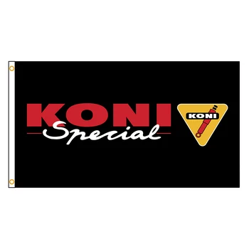 90x150cm KONI Bujii Pavilion Poliester Imprimate Joc de Curse Auto Moto Banner Acasă sau în aer liber Pentru Decor