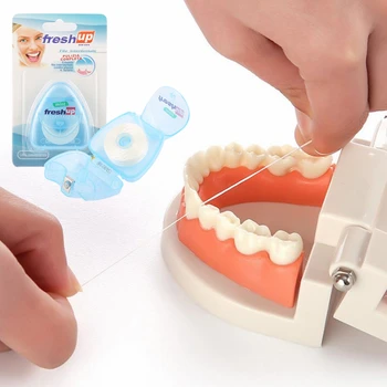50M Micro-Ață Dentară Portabil Cutie Curat ața dentară Igiena Orala a Dintilor Dinte de Curățare Linie de Frumusete Instrument de Sănătate