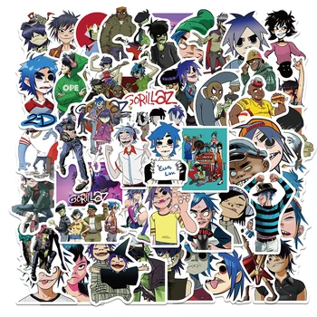 10/30/50PCS Gorillaz Anime Autocolante Estetice pentru Laptop Skateboard Frigider Impermeabil DIY Graffiti Decalcomanii Autocolant Pachete de Copil Jucării