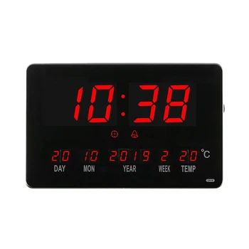 LED Digital Ceas cu Alarmă Noptiera Ceas cu Afișaj de Temperatură Biroul de Acasă