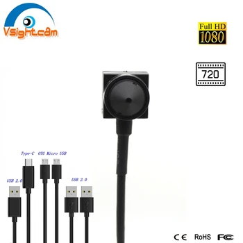Mini 15X15mm OTG Micro USB aparat de Fotografiat cu Unghi Larg Industriale de Testare 1080P Full HD Industria USB 2.0 Tip C Camera