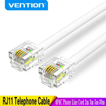 Intervenție RJ11 Cablu Telefon RJ11 mascul la Mascul 6P4C Linie Telefonică Cablu pentru Modem DSL Answernig Mașină ID-ul Apelantului Fax Cablu Telefonic