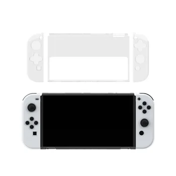 Complet Transparent Locuințe Coajă de Protecție în Caz de Depozitare Stabilite pentru Nintendo Comutator OLED Capacul Consolei de Joc Accesorii