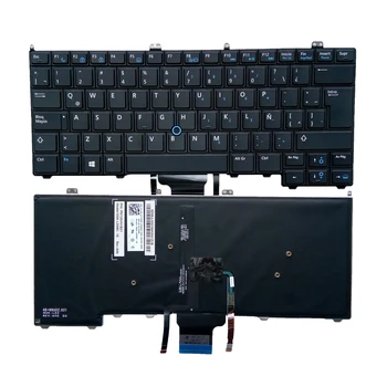 Trackpoint iluminării de fundal a tastaturii laptop pc, inlocuire tastaturi LA latină spaniolă pentru DELL E7440 E7420 E7240 01TP8P 1TP8P NSK-LD0BC