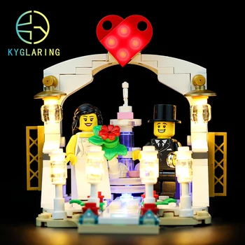 Kyglaring de Iluminat cu Led Set DIY Jucării Pentru 40197 de Favoarea Nunta Set 2018 (Nu sunt Incluse Blocuri)