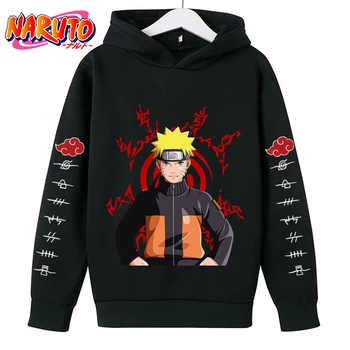 2022 Noi Naruto pentru Copii Haine pentru Copii din Bumbac Baieti Hanorace de Toamna Haine pentru Copii Kakashi Anime Japonez Baieti Sasuke Costum