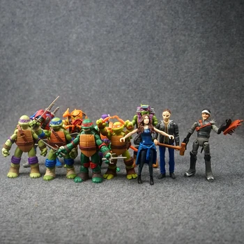 Playmates Teenages Mutant Ninja Turtles Papusa Articulații Mobile Figurina Masă Ornamente Model De Jucarie Figurine De Colectie Cadouri