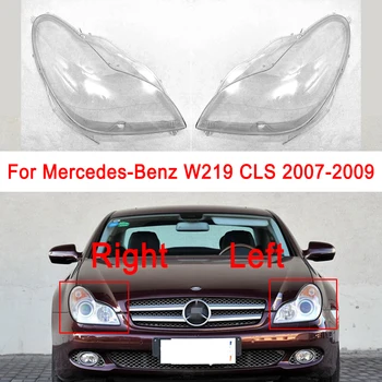 Pentru Mercedes-Benz W219 CLS300 CLS350 CLS500 CLS 550 2007 2008 2009 Auto Capac Transparent Abajur Fata Faruri acoperire Coajă