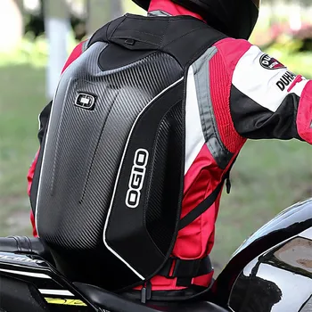 OGIO 30-48L Fibra de Carbon Coajă Tare Motocicleta Rucsac Saci de Curse Moto Cavaler de Stocare de Călătorie Sac de Calculator Cască Integrală