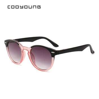 COOYOUNG Rotund ochelari de Soare pentru Femei Gradient de Lentile de Soare Ochelari de Citit Bărbați Femei Presbyopic Ochelari Cu Dioptrii +1.0 +1.5 +2.0
