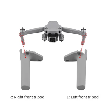 Stânga/Dreapta Picioarele din Față, kit-uri pentru DJI Aer 2S Drone de Aterizare Sta Față Braț Trepied Drone Înlocuire Piese de schimb, Accesorii
