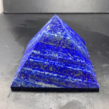 Natural Lapis Lazuli Piramida De Cristal Chafen Cuarț,Vindecare De Energie Piatra，Decor Acasă